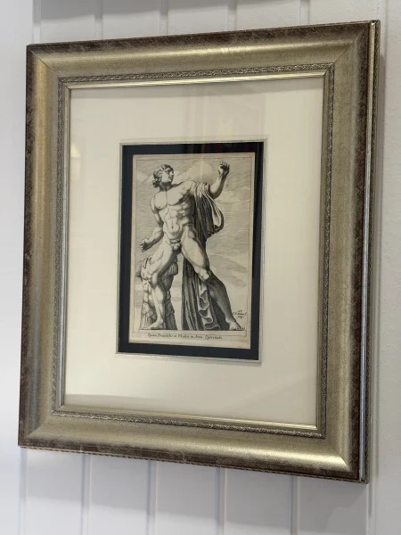 A Set Of Four Classical 17th-century Engravings Depicting Roman Statues-photo-3