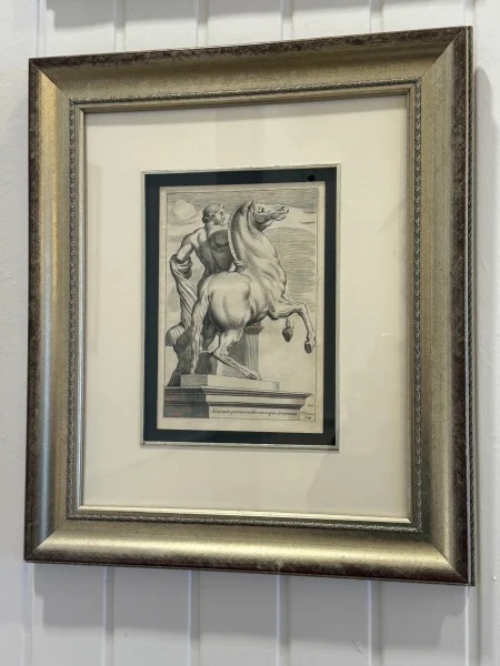 A Set Of Four Classical 17th-century Engravings Depicting Roman Statues-photo-4
