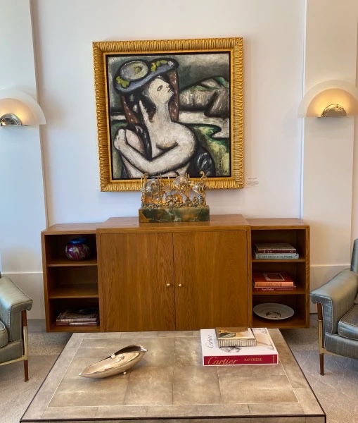 Art Deco Cabinet de la Cité Universitaire de Paris par Jacques Emile Ruhlmann-photo-5