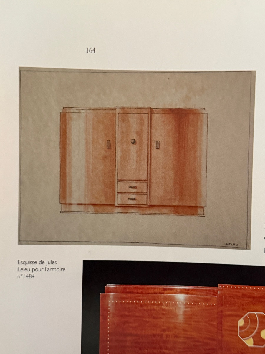 Art Deco Cabinet By Jules Leleu In Rosewood, Circa 1935-photo-7