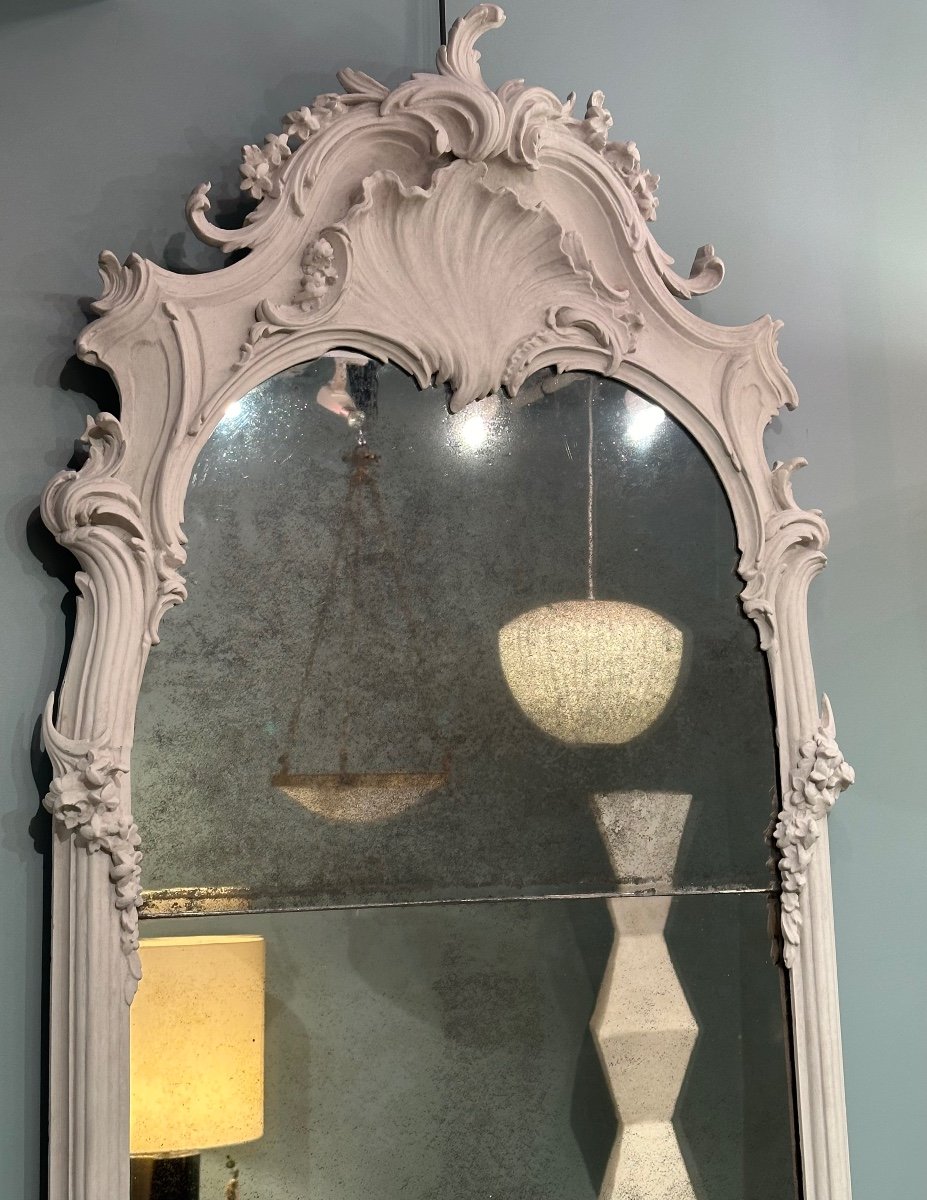 Large Mirror Louis XV Period-photo-2