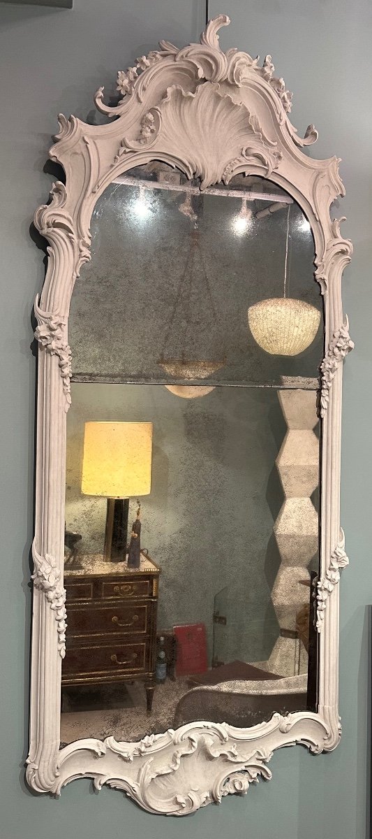 Grand miroir époque Louis XV