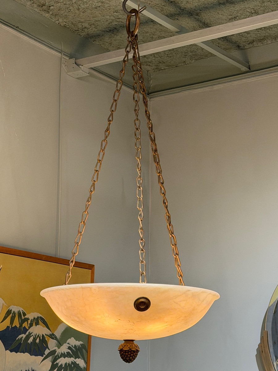 Large Alabaster Suspension-photo-2