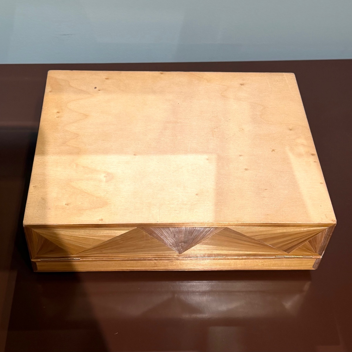 coffret en marqueterie de paille-photo-1