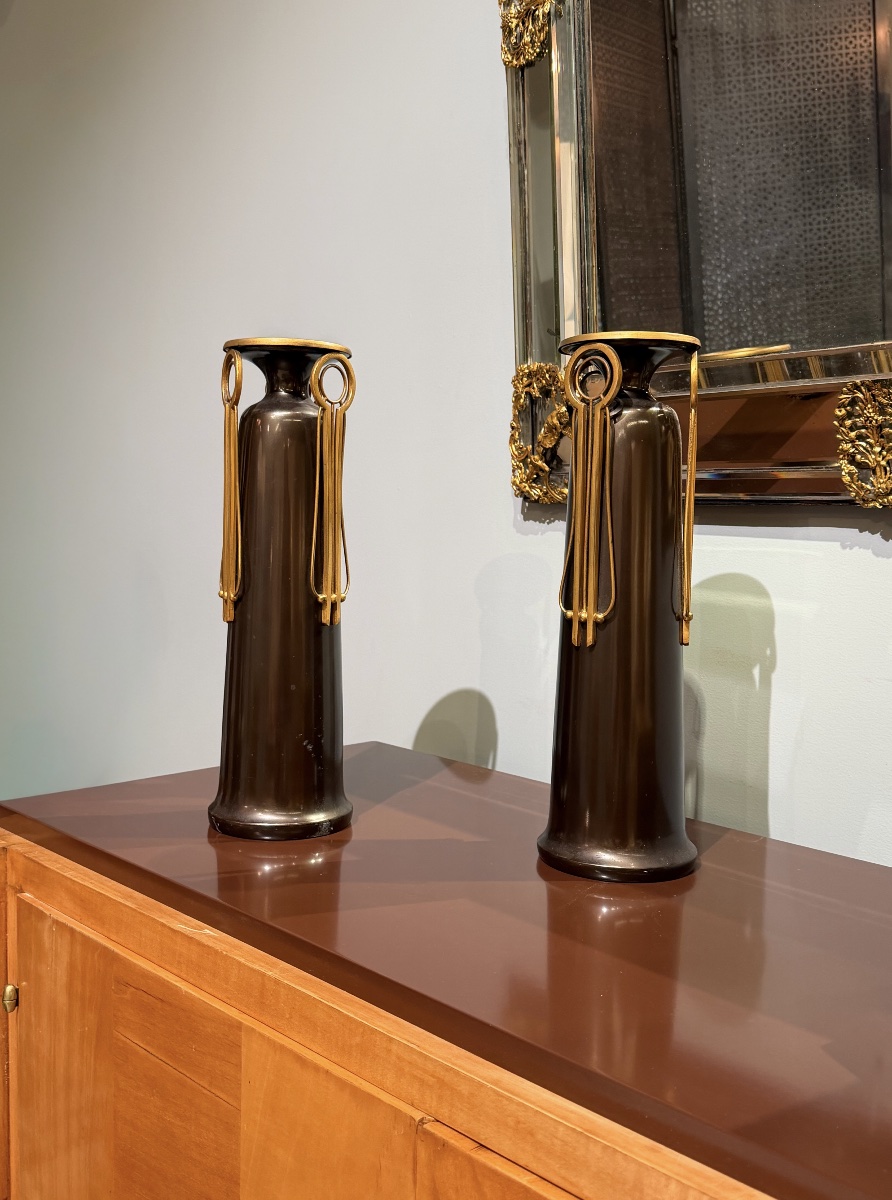 Pair Of Viennese Secession Vases