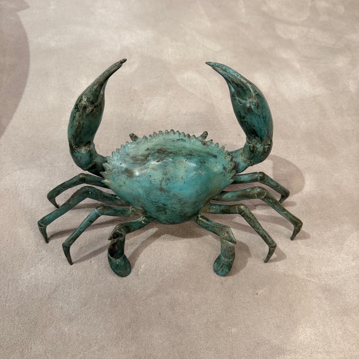 Crabe en bronze