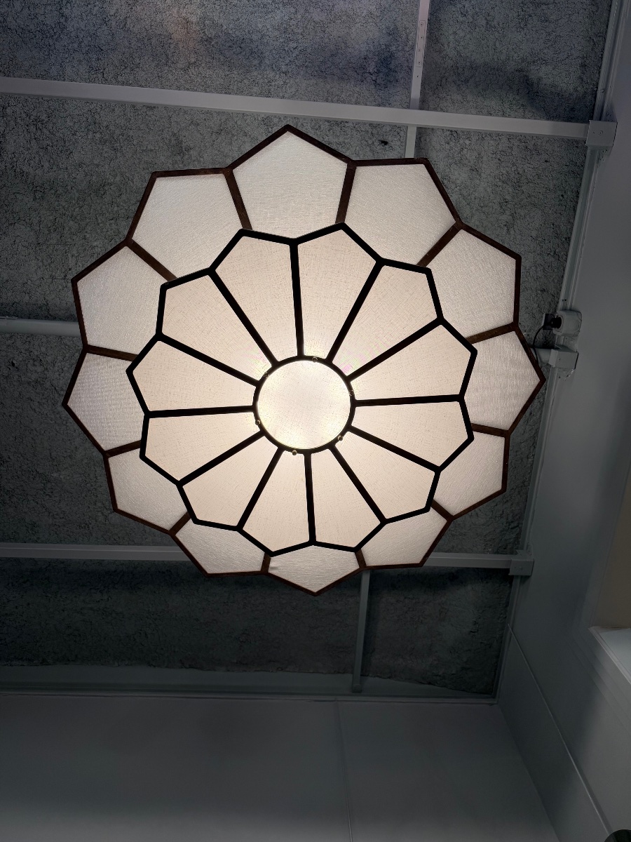 Large Art Deco Chandelier -photo-2