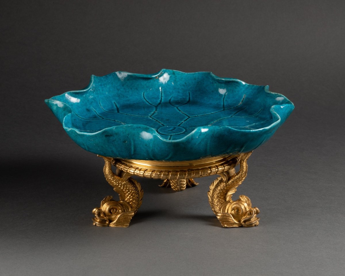 Grande coupe montée époque Kangxi (1662 - 1722)