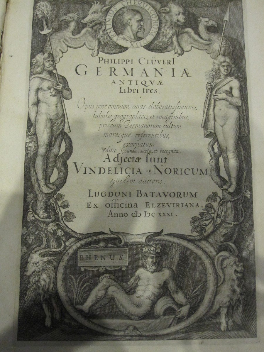 Germania Antiqua, Philippi Cluveri. Published In Leiden, Officina Elzeviriana 1631-photo-3