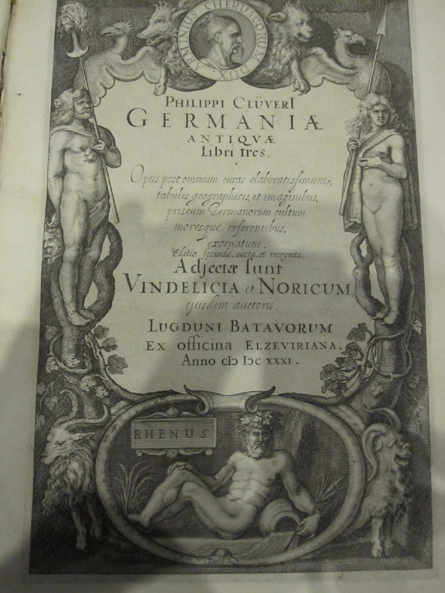 Germania Antiqua,  Philippi Cluveri.  Edité à Leiden, Officina Elzeviriana 1631-photo-3