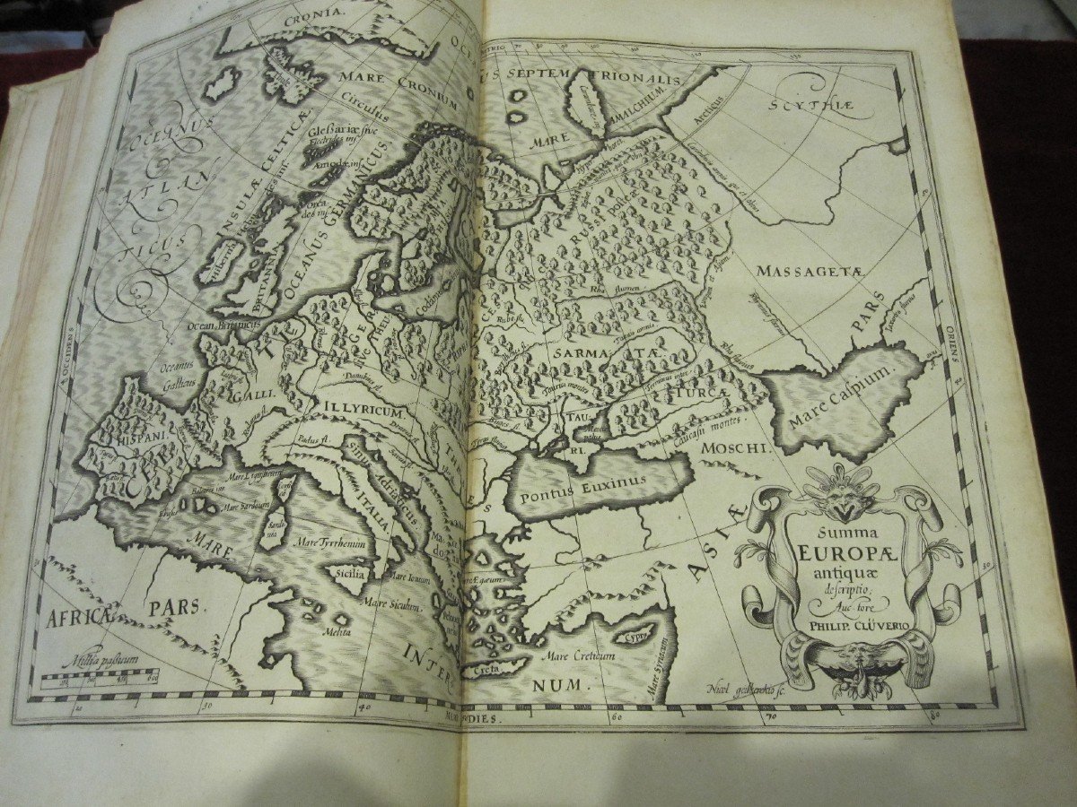 Germania Antiqua,  Philippi Cluveri.  Edité à Leiden, Officina Elzeviriana 1631-photo-4
