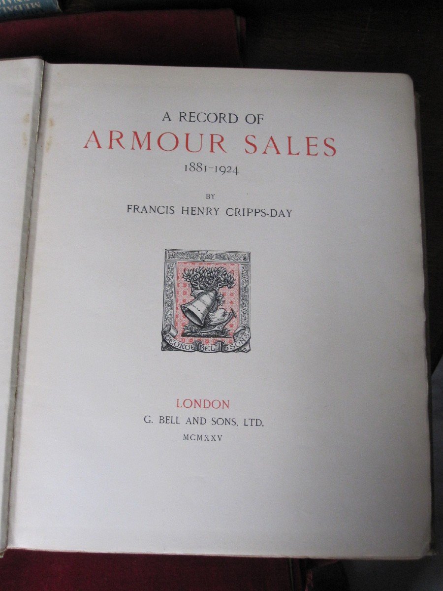 Vente d'Armes Et Armures 1881-1924 Magnifique Catalogue Illustré-photo-2