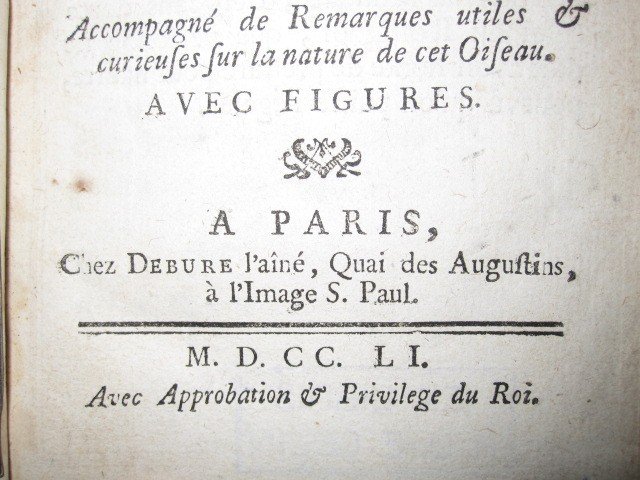 Traité Du Rossignol Franc, Ou Chanteur. Paris 1751-photo-5
