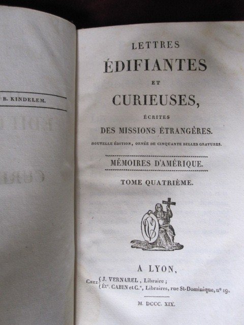 Jésuites. Lettres édifiantes Et Curieuses écrites Des Missions étrangères... 1819-photo-4