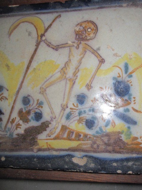 Memento Mori. Rares Azulejos Sévillans Du XVIIIe Siècle-photo-1