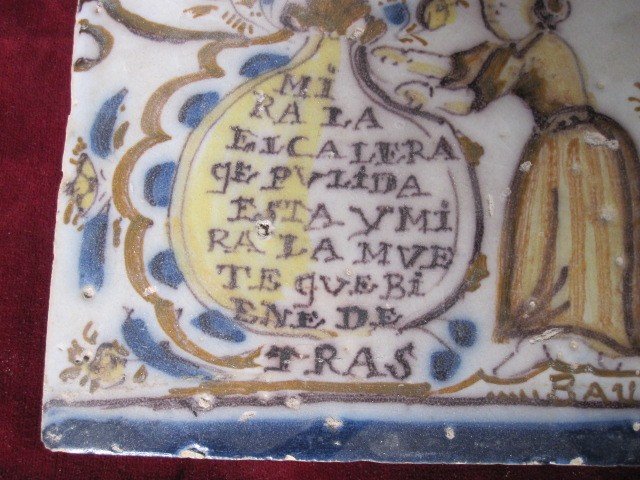 Memento Mori. Rares Azulejos Sévillans Du XVIIIe Siècle-photo-5
