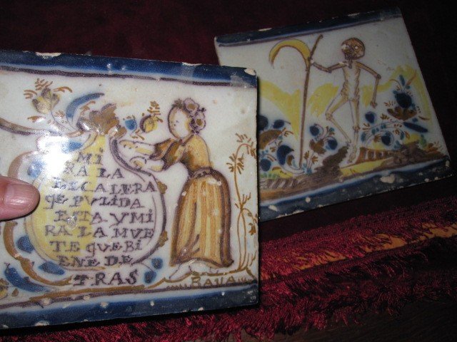 Memento Mori. Rares Azulejos Sévillans Du XVIIIe Siècle-photo-6