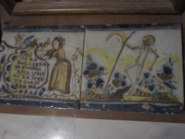 Memento Mori. Rares Azulejos Sévillans Du XVIIIe Siècle
