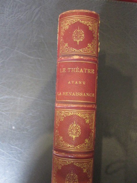 Théthéâtre Français Avant La Renaissance. 1450-1550 Figurines Aquarelles Illuminées-photo-2