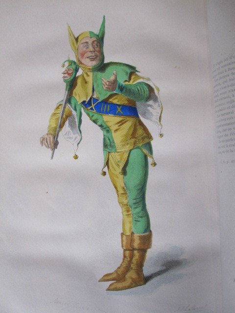 Théthéâtre Français Avant La Renaissance. 1450-1550 Figurines Aquarelles Illuminées-photo-6