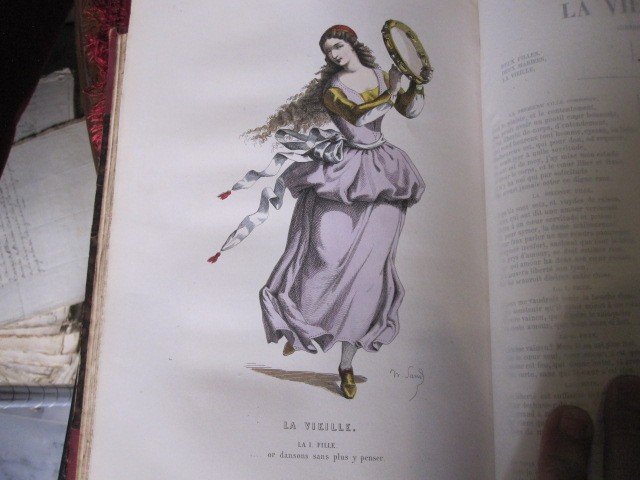 Théthéâtre Français Avant La Renaissance. 1450-1550 Figurines Aquarelles Illuminées-photo-7