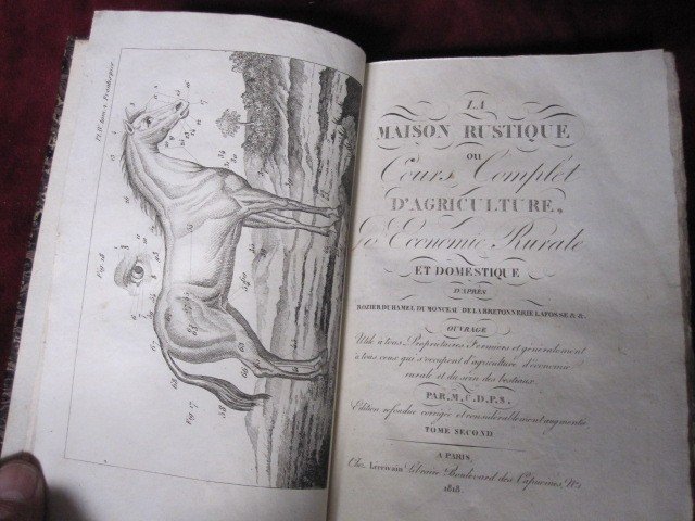 Rustic House Agriculture And Rural Economy. Paris 1818 2 Volumes ​-photo-3