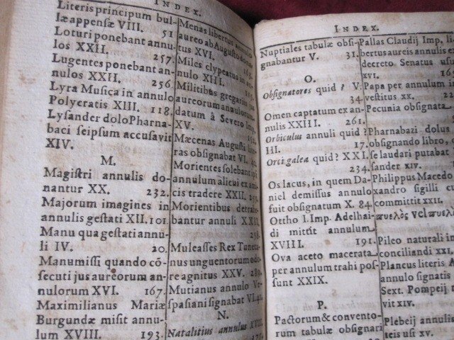 Rare Monograph On The Rings: De Annulis Liber Singularis 1657. Bound In Parchment-photo-6