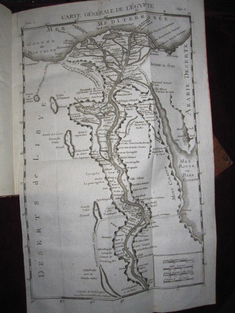 Savary: Letters On Egypt. Paris 1786. 3 Volumes With Maps And Plan Of The Great Pyramid-photo-3