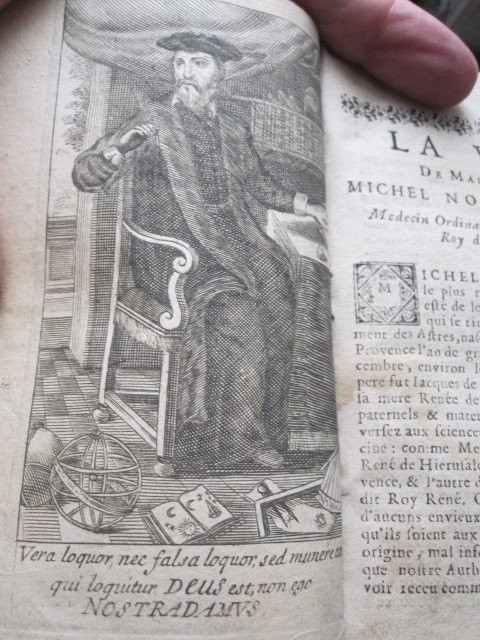 Les Prophéties Du Célèbre Nostradamus. Paris 1668. Edition Des  Vrayes Centuries Et Propheties-photo-3