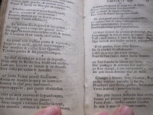 Les Prophéties Du Célèbre Nostradamus. Paris 1668. Edition Des  Vrayes Centuries Et Propheties-photo-4