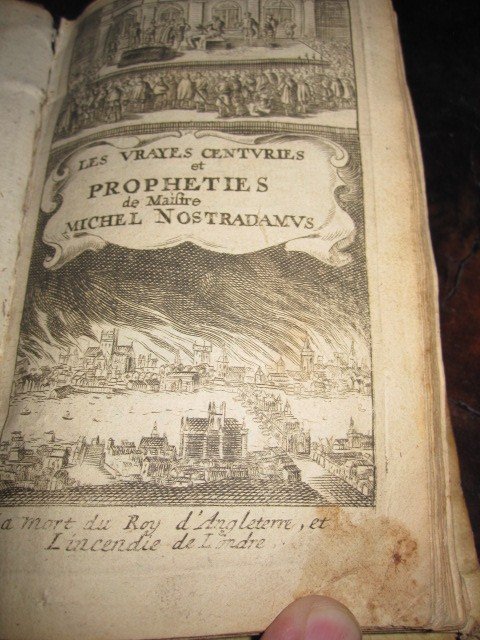 Les Prophéties Du Célèbre Nostradamus. Paris 1668. Edition Des  Vrayes Centuries Et Propheties-photo-6