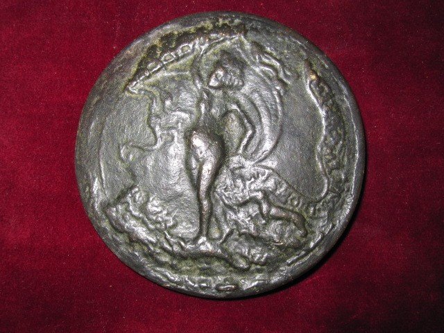 Alessandro De Gino Vechietti. Médaille De Bronze Renaissance-photo-3