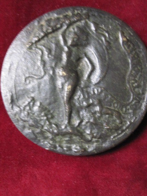 Alessandro De Gino Vechietti. Médaille De Bronze Renaissance-photo-4
