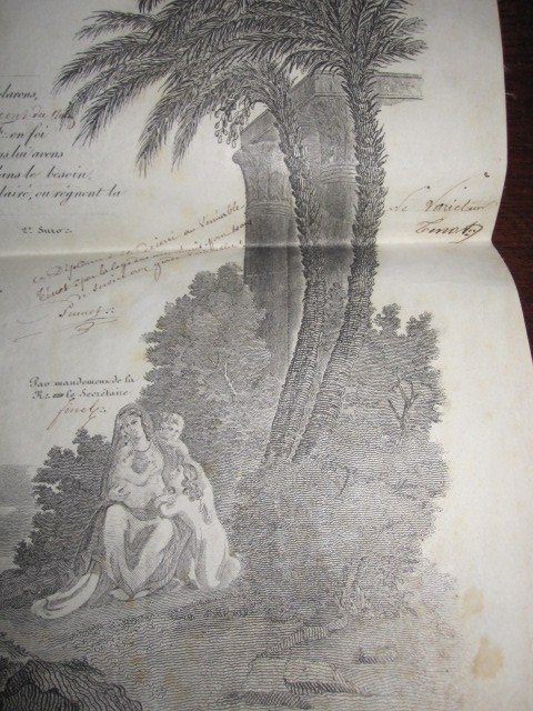 Freemasonry: Grand Masonic Diploma Engraving On Parchment, Montpellier, 1867-photo-6