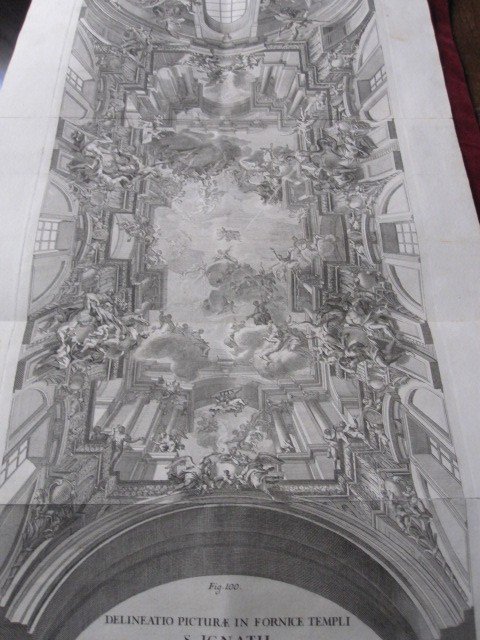 Plafond De l'église Des Jésuites à Rome. Peinture Du Célèbre Architecte Et Peintre Andrea Pozzo-photo-6