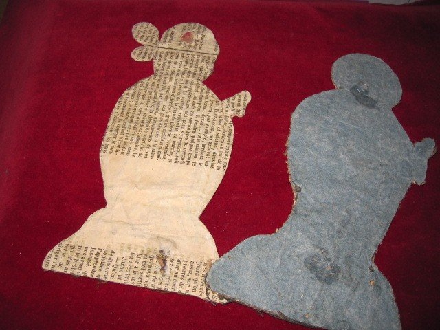 Saint Paul Et évêque. Broderie En Soie De Couleur Et Fils d'Or Du 16eme Ou 17eme Siecle. -photo-1