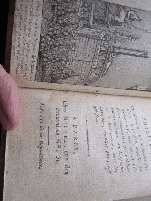 Almanach Des Prisons. An III De La République (1795) Calendrier Des Royalistes Emprisonnés-photo-1