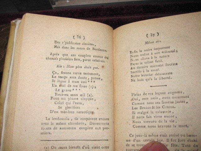 Almanach Des Prisons. An III De La République (1795) Calendrier Des Royalistes Emprisonnés-photo-3