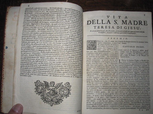 Baroque Binding In Red Morocco. Works Of Santa Teresa.first Volume 1707-photo-3