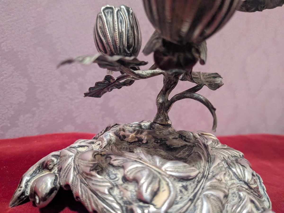 Colonial Toothpick Holder In Sterling Silver. Peru Or Bolivia Century XIX-photo-3
