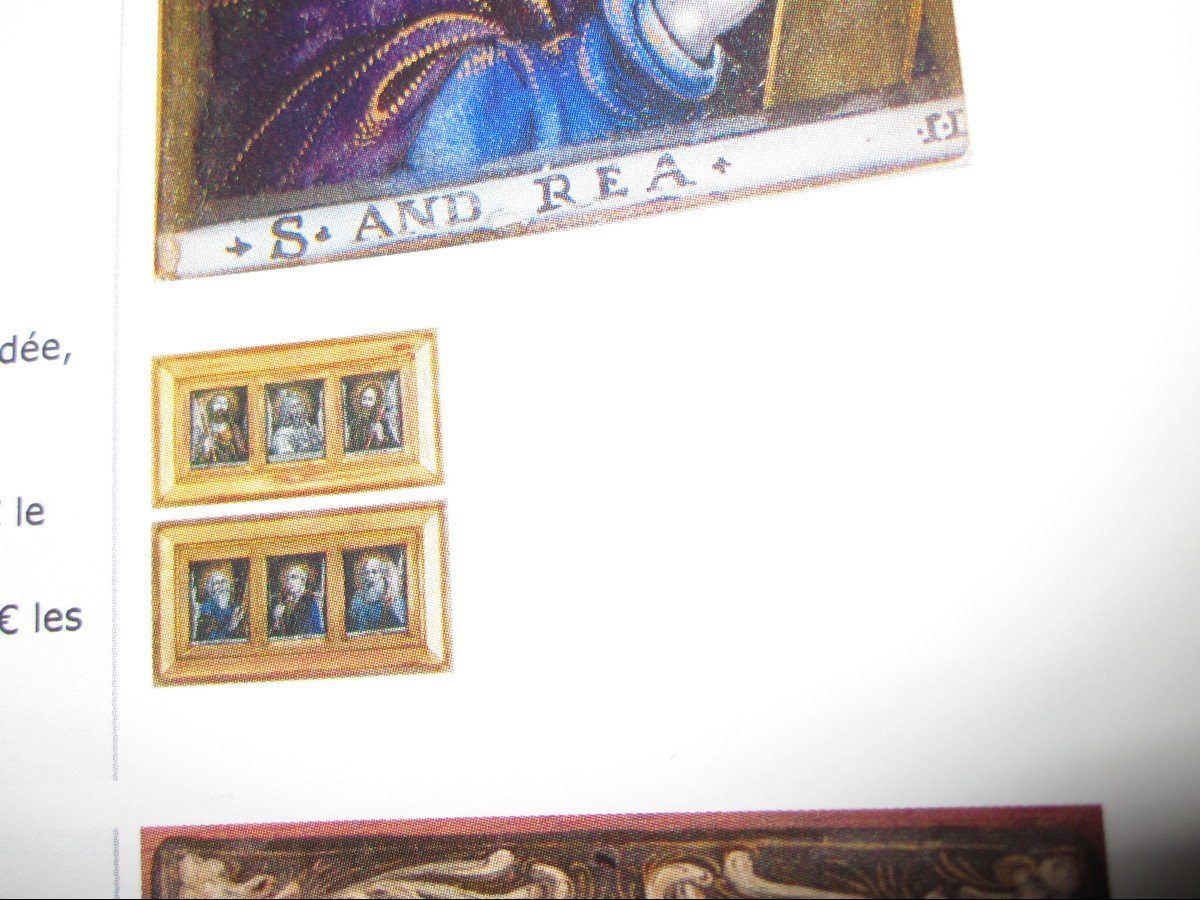 Jacques I Laudin: 3 Limoges Enamels: Saint Andrew, Saint Thaddeus And Saint Paul. 17th Century-photo-3
