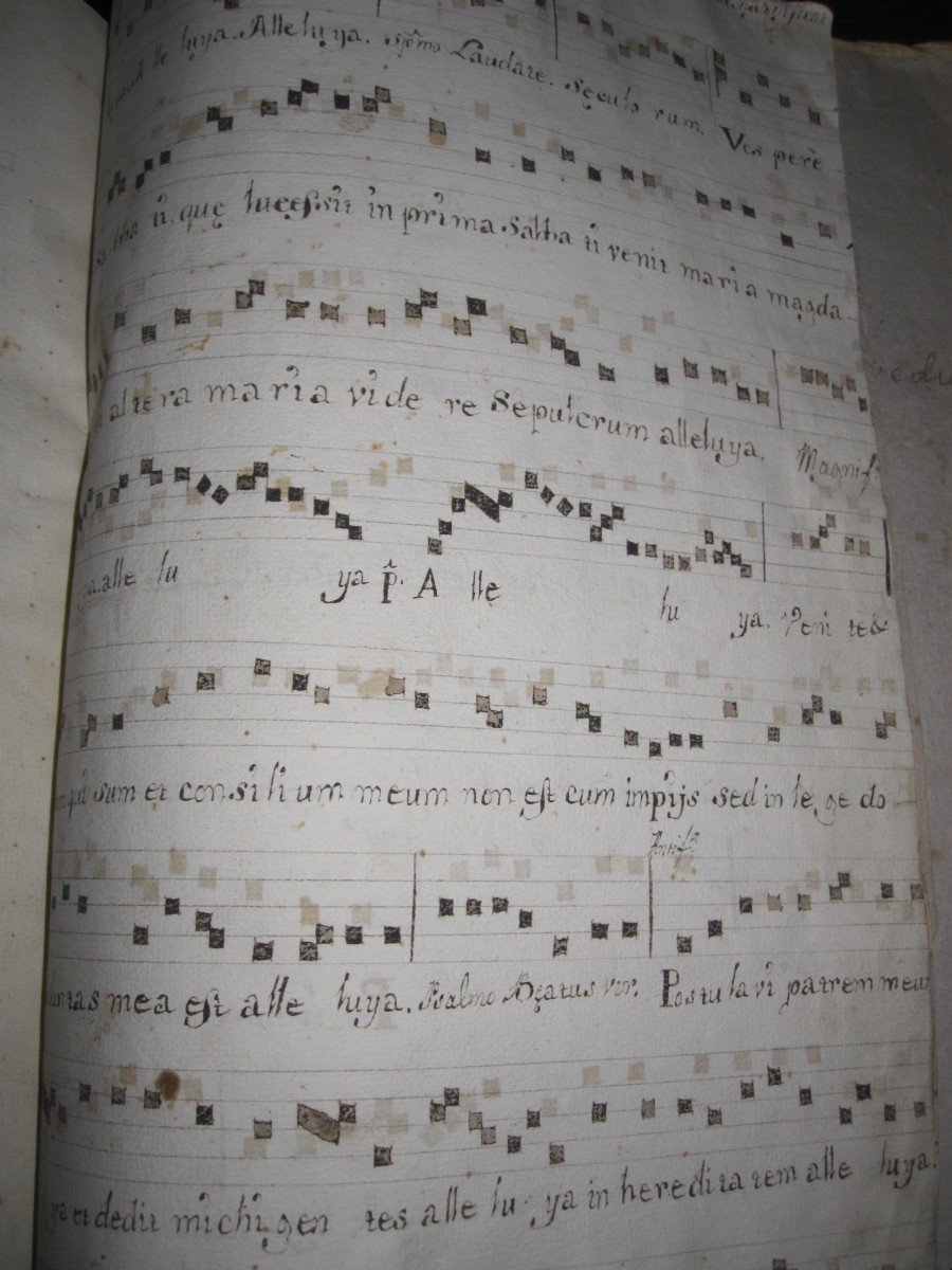 Notebook Of Sacred Music Scores. 18th Century Manuscripts-photo-6