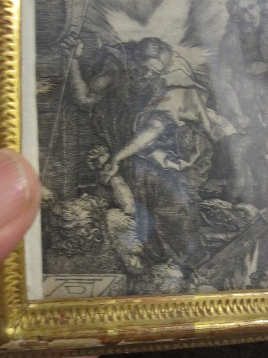 The Descent Of Christ Into Hell. Engraving By Albrecht Dürer Dated 1578.-photo-4