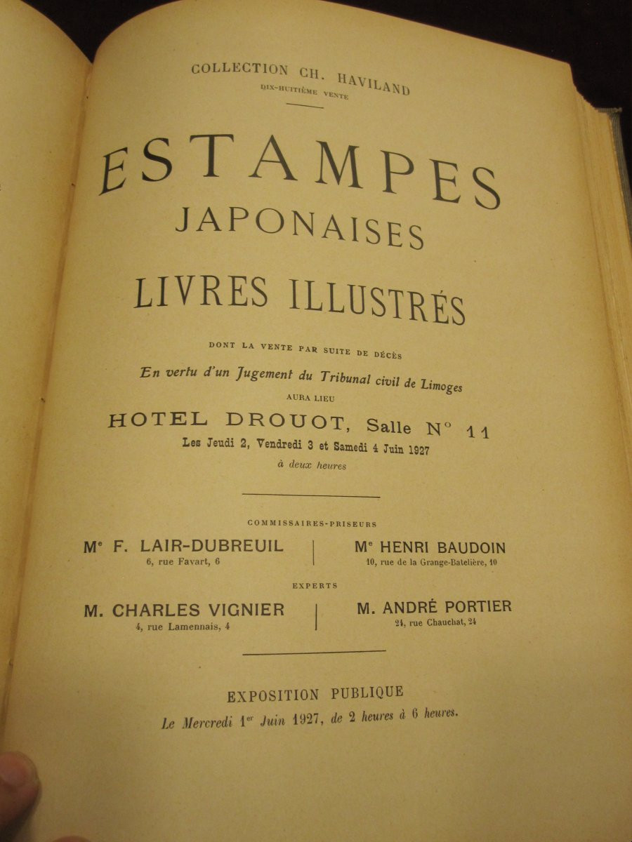 Japanese Art: Illustrated Sales Catalogues From The Haviland Collection, 1924-1927-photo-4