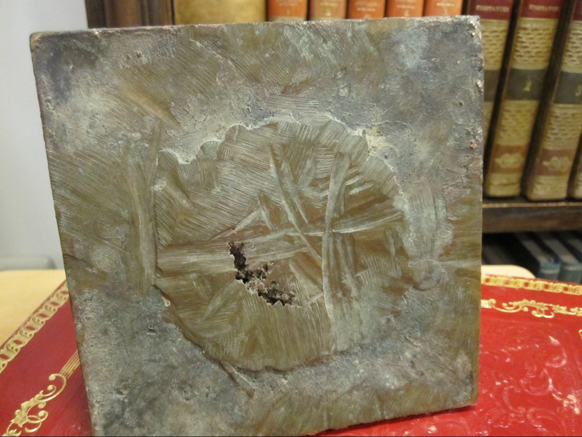 MEMENTO MORI. ESCULTURA EN BRONCE MACIZO DEL ARTISTA OLMEDO ARRUFAT. SIGLO XX.-photo-5