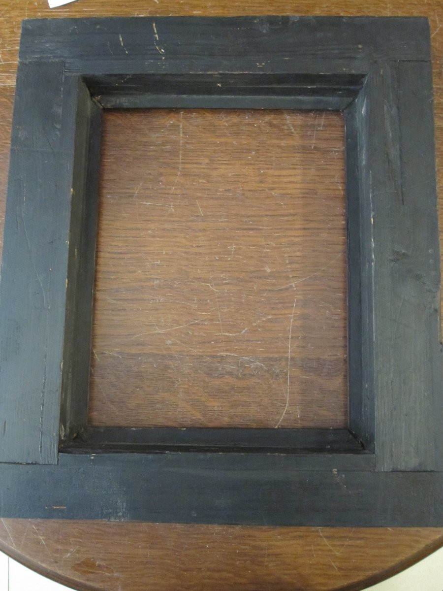 Cadre hollandais bouclé du XVIIe siècle-photo-4