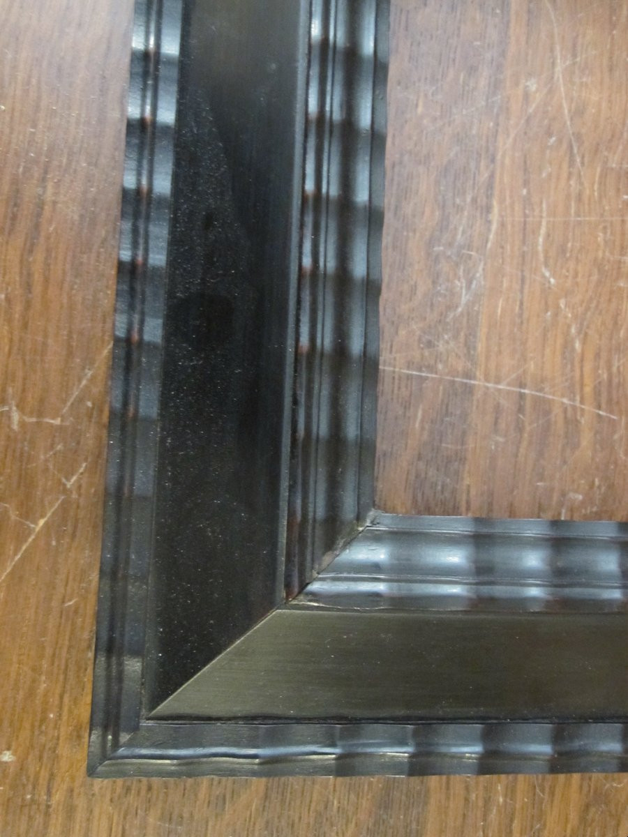 Cadre hollandais bouclé du XVIIe siècle-photo-5