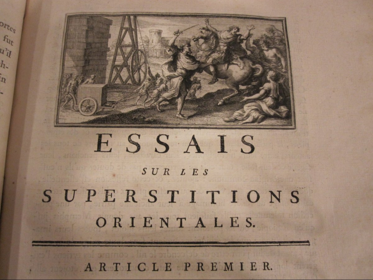Esotericism, Book: Oriental Superstitions. Paris, 1785. Folio With Numerous Engravings-photo-6