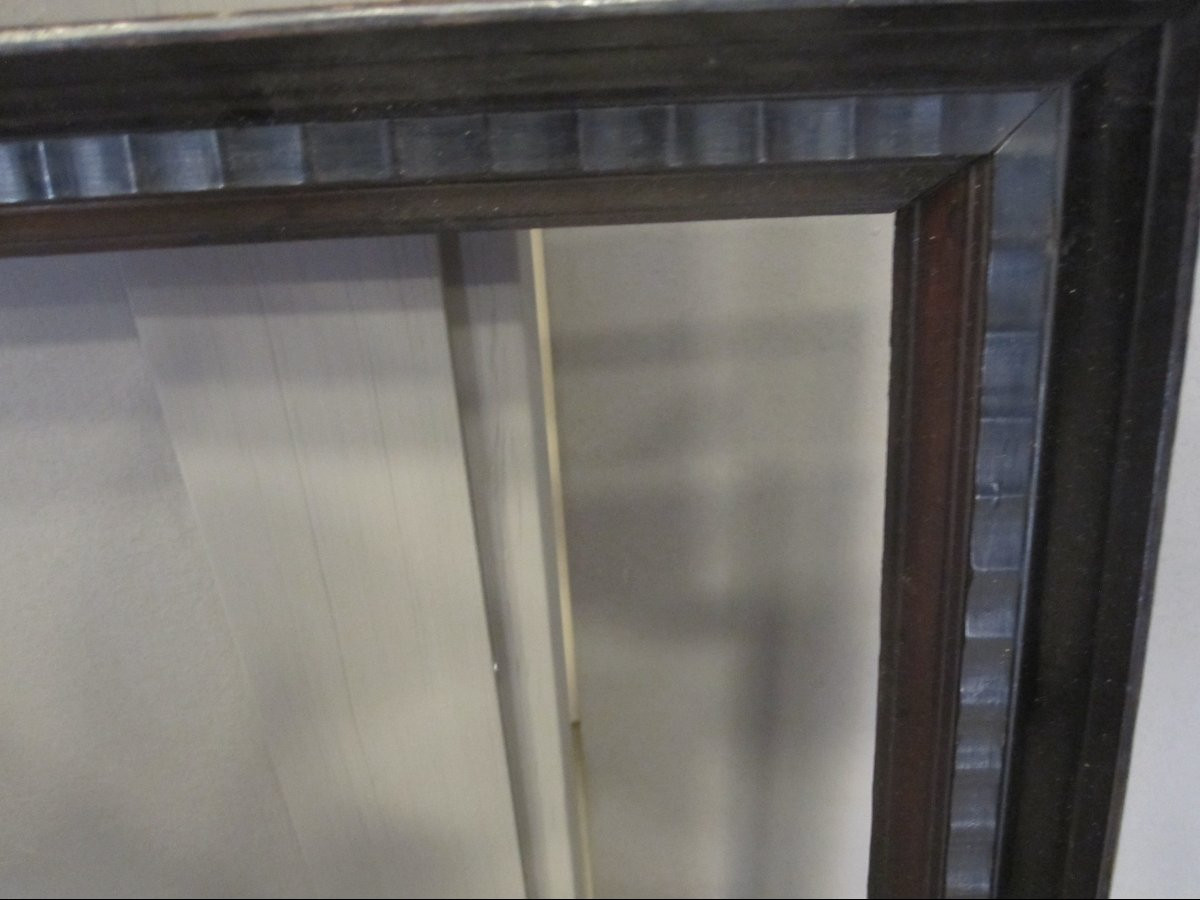 Cadre hollandais, XVIIe siècle. En bois. Dimensions extérieures : 57 x 62 cm.-photo-3