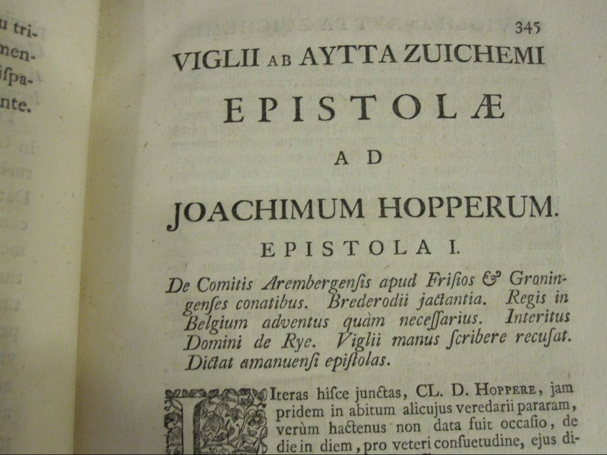 Analecta Belgica. Vita Viglii ab Ayta Zuihemi. 6 volumes magnifiquement reliés-photo-3